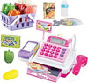 Kids Cash Register Toys,Toddler Prentend Play Store with Real Calculator