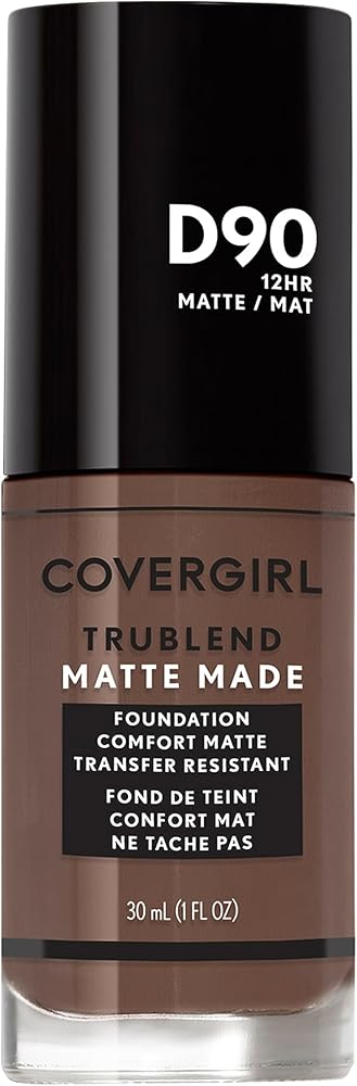 Covergirl Trublend Matte Made Liquid Foundation, D90 Espresso, 1.014 Fl Oz