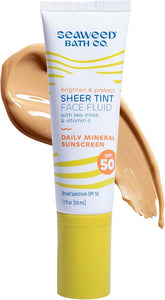 Seaweed Bath Co. Tinted Face Sunscreen SPF 50, 1.7 oz - Personal Care