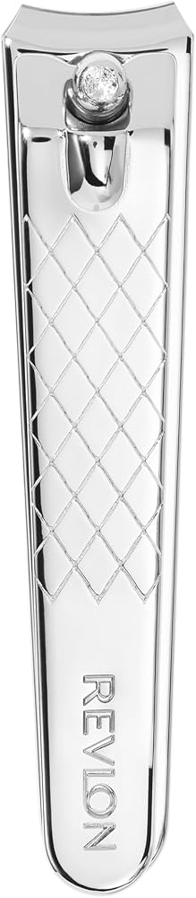 Revlon Nail Clipper with File, Silver, 1 Count