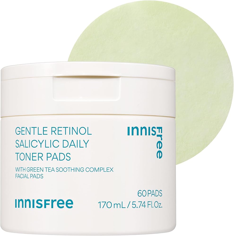 Innisfree Daily Gentle Retinol Salicylic Korean Toner Pads - Personal Care