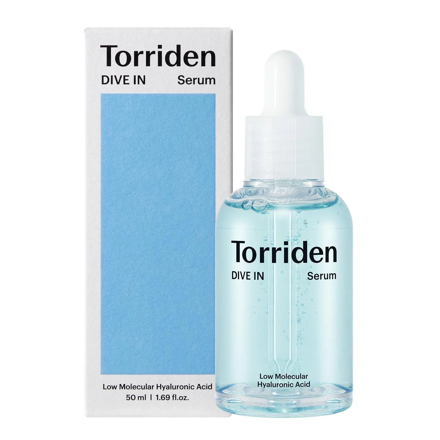 Torriden DIVE IN Trial Kit | Hyaluronic Acid Infused Daily Skincare Kit - 4 Step Regimen with Foam Cleanser, Facial Toner, Serum, and Cream | Travel Essential | Korean Skin Care Set
