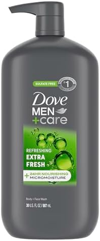 DOVE MEN + CARE Body & Face Wash Refreshing Extra Fresh Men's Body 30 oz