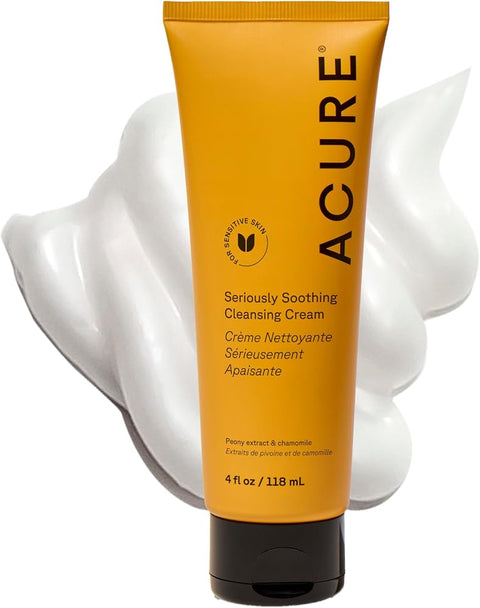 Acure Seriously Soothing Cleansing Cream - Sulfate Free, Vegan - 4 fl oz - Personal Care