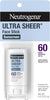 Neutrogena Ultra Sheer Face Sunscreen Stick SPF 60, .47 oz - Personal Care - Image 1