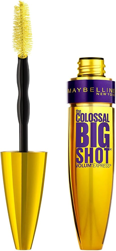 Maybelline Volum' Express The Colossal Big Shot Waterproof Mascara, Brownish Black, 0.32 fl. oz.