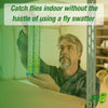 RESCUE! Non-Toxic TrapStik for Flies – Indoor Hanging Fly Trap - 4 Pack - Image 4
