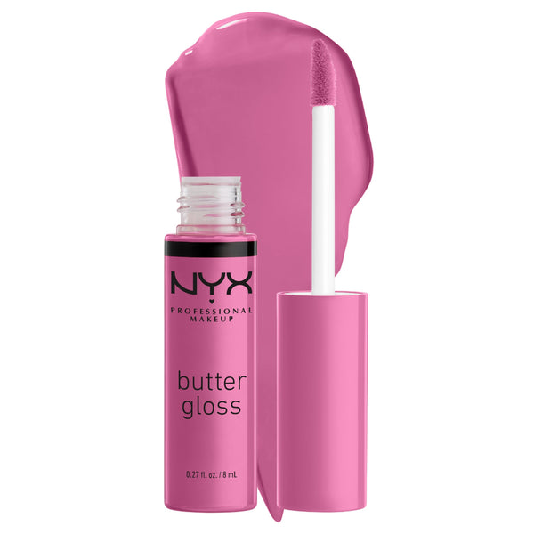 NYX PROFESSIONAL MAKEUP Butter Gloss, Non-Sticky Lip Gloss - Merengue (Pink Lilac)