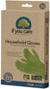 If You Care Medium Cotton Flock Lined Household Gloves – Durable, Reusable, Fair Trade Rub - Image 1