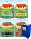 Big Top Deals USA Veggie Chips Snack Custom Bundle – 4 Flavors in Blue Paper Bag (5.25x3.2x8 in) – Lightly Salted, Tomato Basil, White Cheddar, Zesty Ranch – 4-Pack