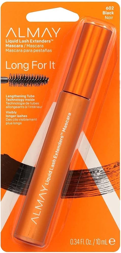 Almay Liquid Lash Extenders Mascara, Black, 0.34 Fluid Ounce - Eye Makeup - Beauty