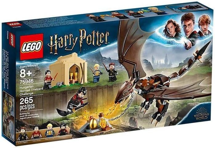 LEGO Harry Potter and The Goblet of Fire Hungarian Horntail Triwizard Challenge 75946 Building Kit (265 Pieces)