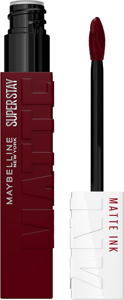 Maybelline Super Stay Matte Ink Liquid Lipstick Makeup, Long Lasting High Impact Color, Up to 16H Wear, Composer, Cherry Brown, 1 Count, Packaging May Vary