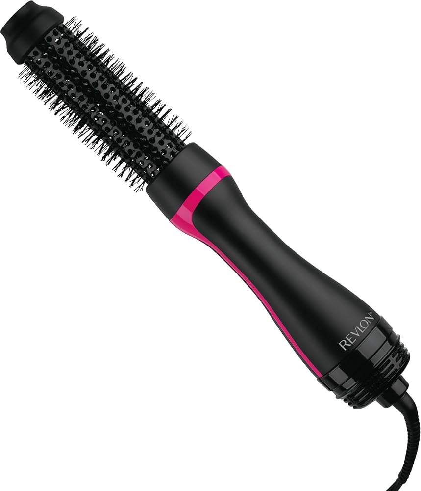 REVLON One-Step Root Booster Round Brush Hair Dryer and Styler, 1.5" Barrel