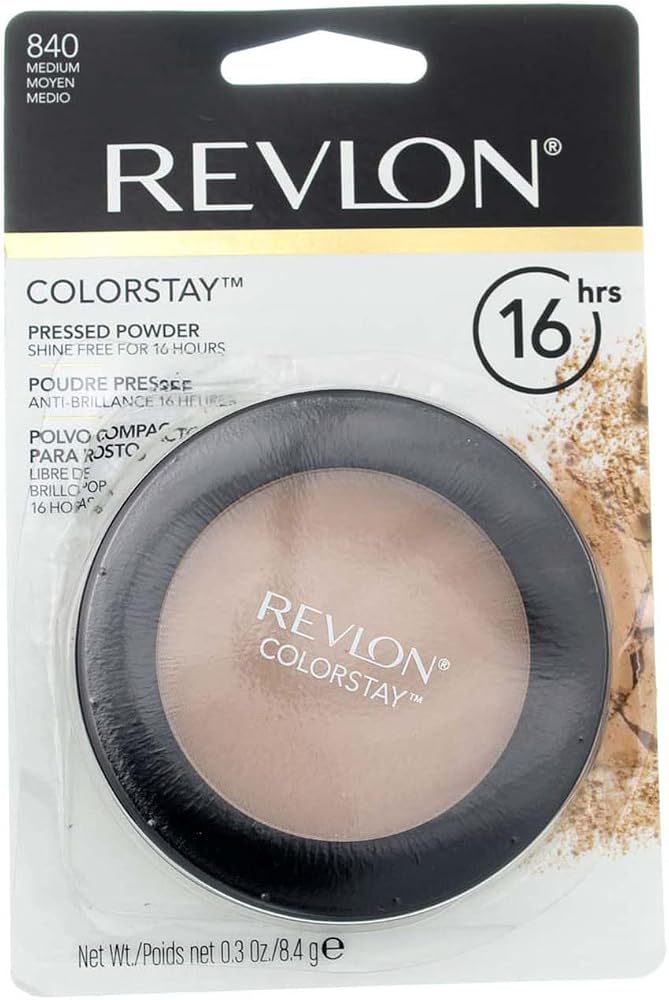 Revlon ColorStay Pressed Powder, Medium [840] 0.3 oz (Pack of 4)