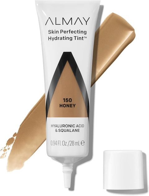 Almay Skin Perfecting Hydrating Tint Foundation, 150 Honey, 0.94 fl oz