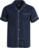 Ten West Apparel Men's 2-Piece Pajama Set with Short Sleeve Shirt and Long Pants, Size Sma - Image 2