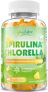 Spirulina Chlorella Gummies, Support Energy, Immune System & Antioxidant