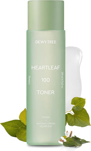Dewytree Heartleaf 100 Vegan Moisturizing Toner w/ Plant Extracts Hydrating Toner for Dry Skin & All Skin Types Korean Toner for Face Aging Skin Care for Women Pore Minimizer Skin Toner (6.76 fl oz)