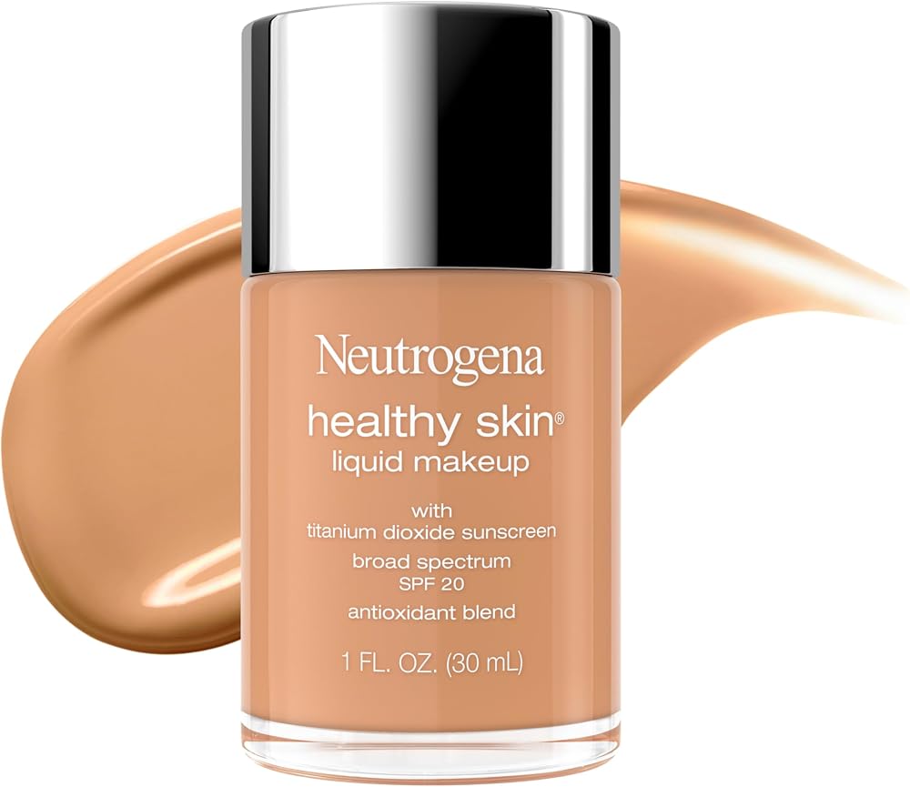 Neutrogena Skin Liquid Foundation Makeup, Natural Beige 370W, 1 fl. oz - Personal Care