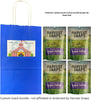 Big Top Deals USA Blue Paper Bag with Harvest Snaps Veggie Chips Black Pepper (3oz Bags) – - Image 2