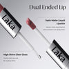 Laka Perfect Twin Lip, 8.9g/0.31oz, Dual Matte Lip Stain & Clear Gloss, High Pigmented Col - Image 4