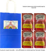 Big Top Deals USA Blue Paper Bag Bundle - Snaps Veggie Chips (Hot & Spicy, Original) 4-Pac - Image 2