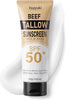 Mineral Sunscreen with Zinc Oxide SPF 50, Natural Beef Tallow Sunblock, 80G - Personal Car - Image 1