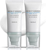 2Pcs Centella Sunscreen SPF 50, Lightweight Hyaluronic Acid Centella Asiatica Moisturizing - Image 1
