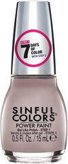SinfulColors Pwer Paint Nail Polish Vibrant Long Lasting Formula - Underwear - Mens Clothing
