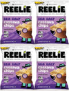 Sea Salt Cassava Chips Reelie, Gluten Free Vegan Snack Chips, Crispy Cassava Root Chips with Sea Salt, Non-GMO Grain Free Paleo Friendly Snack, 4.5 Oz Bags, Pack of 4