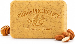 Pre de Provence Artisanal French Soap Bar Enriched with Shea Butter, Honey Almond, 8.8 Ounce - Personal Care