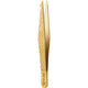 Revlon Gold Series Slant and Point Tip Tweezer, Titanium Coated for Maximum Durability