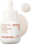 Innisfree Black Tea Youth Serum | Korean Anti-Aging Treatment with Niacinamide for Radiance, Firm Skin, Hydration and Visible Skin Renewal - Personal Care