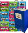 Assorted Candy Mix 18 Pack – Mike and Ike & Now and Later – 3 Each Flavor Variety – Original Fruits, Berry Blast, Tropical, Cherry, Apple, Blue Raspberry – Bonus Blue Paper Treat Bag