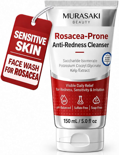 Rosacea Treatment for Face Anti-Redness Cleanser 150 mL / 5.07 fl oz - Personal Care