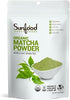 Sunfood Superfoods Organic Matcha Powder - Matcha Green Tea Latte Powder, Enjoy Iced or Hot, Caffeinated, Zero Added Sugar, Non GMO, USDA Organic, Gluten Free, Vegan - 4 oz