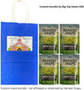 Big Top Deals USA Blue Paper Bag with Harvest Snaps Veggie Chips Lightly Salted (3oz Bags) - Image 2