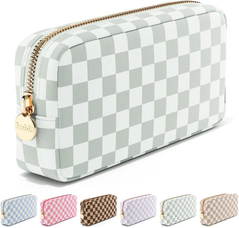 Makeup Bag for Women, Travel Cosmetic Organizer, Waterproof Toiletry Pouch