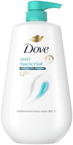 Dove Body Wash Antibacterial For All Skin Types 30.6 oz Pump, Sulfate Free