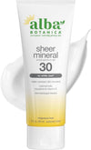 Alba Botanica Sunscreen Lotion, Sensitive Mineral, SPF 30, Fragrance Free, 3 oz - Personal Care