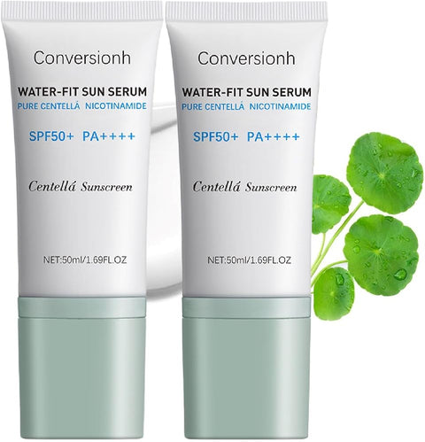 2 Pcs Centella Sunscreen,Lightweight Hydrating Centella Sunscreen SPF 50 No White Cast,for All Skin Type and UV Defense. - Personal Care