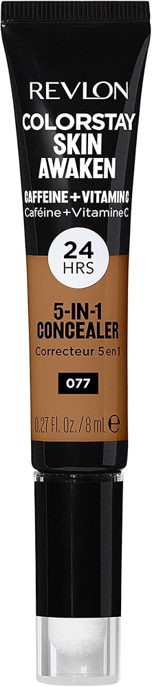 Revlon ColorStay Skin Awaken Concealer, 077 Cinnamon, 0.27 fl oz