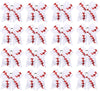 16PCS 8" Large Cheer Hair Bows Ponytail Holder Elastic Band for Cheerleading Girls - Image 1