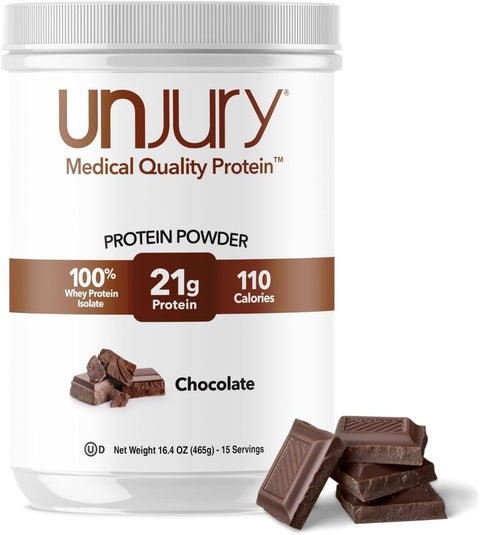 Protein Powder, Chocolate, 21g, 15 Servings, 16.4oz.