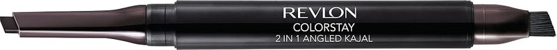 Revlon ColorStay 2-in-1 Angled Kajal Eyeliner, Waterproof Eye Makeup with Smudge Brush for Smokey Eyes, Fig (102), 0.01 oz - Beauty - Cosmetics - Fig