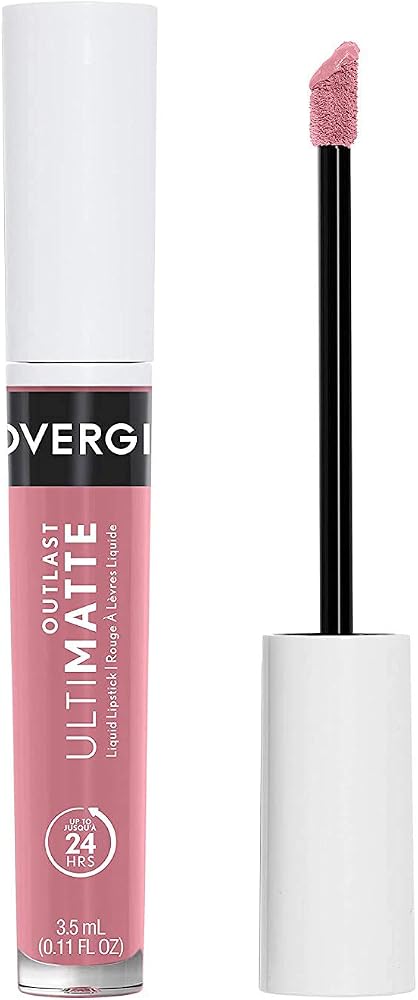 COVERGIRL Outlast Ultimatte One Step Liquid Lip Color, Rose, Yay, Rose, 0.12 Fl Ounce, Yay, Rosé 115 (99350047205)