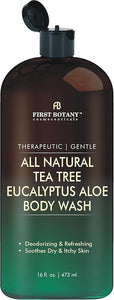 Tea Tree Eucalyptus Body Wash & Skin Cleanser for Women & Men, 16 Fl Oz - Personal Care
