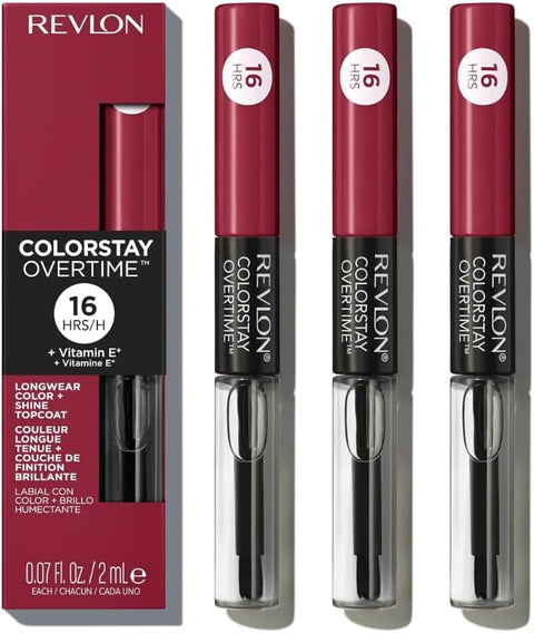 Revlon ColorStay Overtime Liquid Lip Color, Stay Currant [280] 1 ea (Pack of 3)