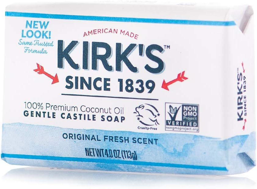 Kirk Coco Castile Soap, 4 Ounce - Personal Care